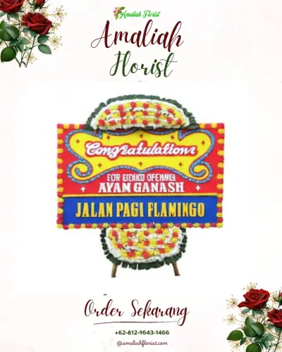 Bunga Papan Congratulation di Eretan Kulon